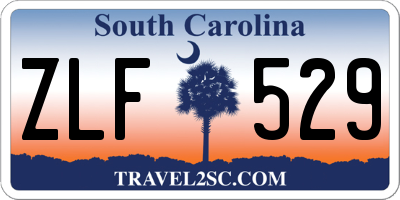 SC license plate ZLF529