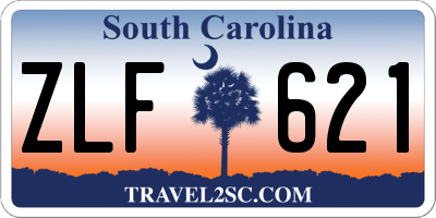 SC license plate ZLF621