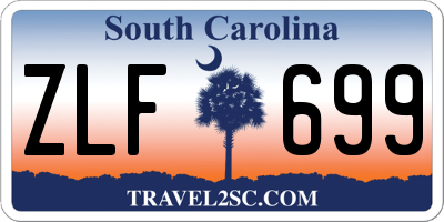 SC license plate ZLF699
