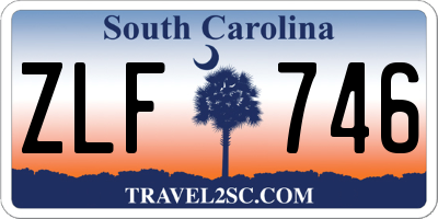SC license plate ZLF746
