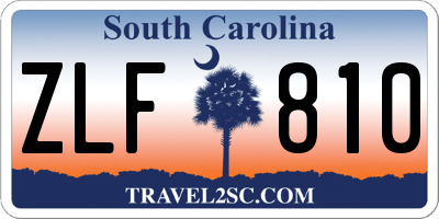 SC license plate ZLF810