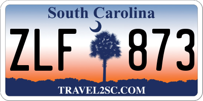 SC license plate ZLF873