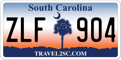 SC license plate ZLF904