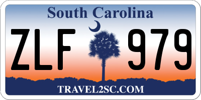 SC license plate ZLF979