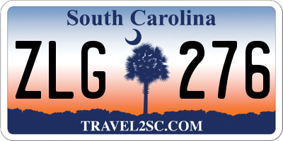 SC license plate ZLG276