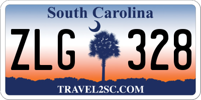 SC license plate ZLG328