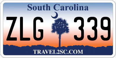 SC license plate ZLG339