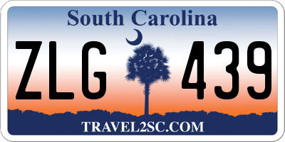 SC license plate ZLG439