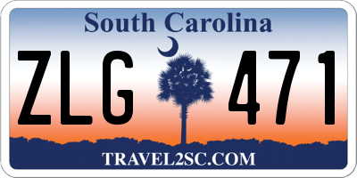 SC license plate ZLG471