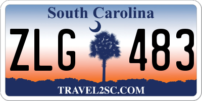 SC license plate ZLG483
