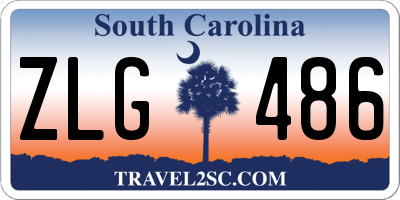 SC license plate ZLG486