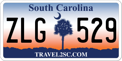 SC license plate ZLG529