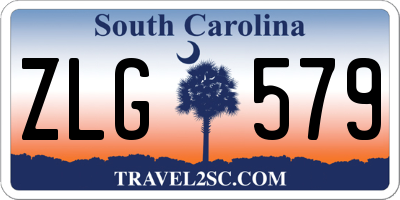 SC license plate ZLG579