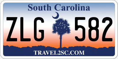 SC license plate ZLG582
