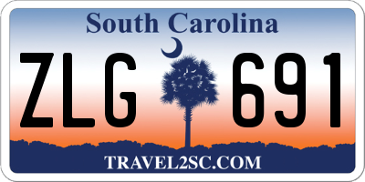 SC license plate ZLG691