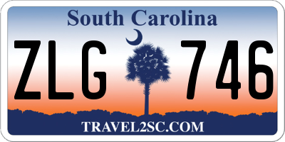 SC license plate ZLG746