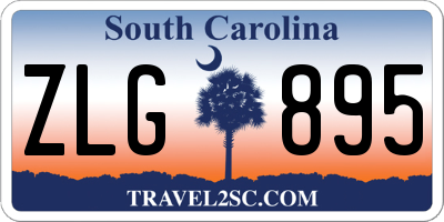 SC license plate ZLG895