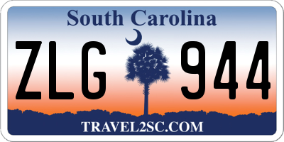 SC license plate ZLG944