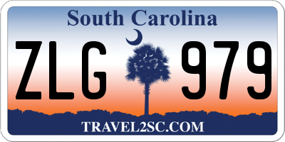 SC license plate ZLG979