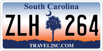 SC license plate ZLH264