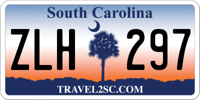SC license plate ZLH297
