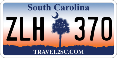 SC license plate ZLH370