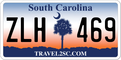 SC license plate ZLH469