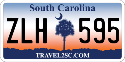 SC license plate ZLH595