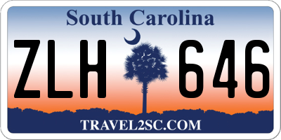 SC license plate ZLH646