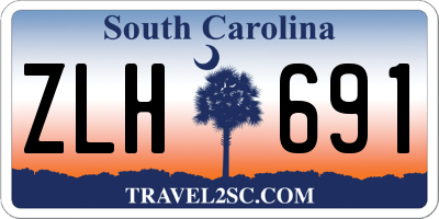 SC license plate ZLH691