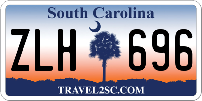SC license plate ZLH696