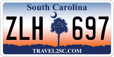 SC license plate ZLH697