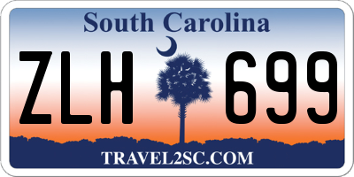 SC license plate ZLH699