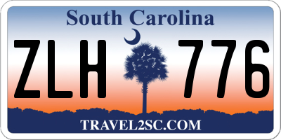 SC license plate ZLH776