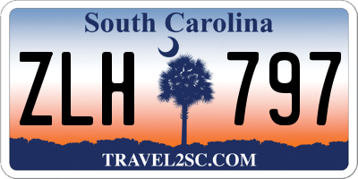 SC license plate ZLH797