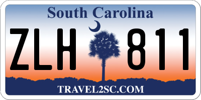 SC license plate ZLH811