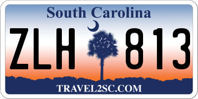 SC license plate ZLH813