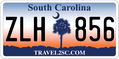 SC license plate ZLH856
