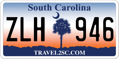 SC license plate ZLH946