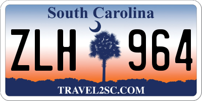 SC license plate ZLH964