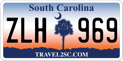 SC license plate ZLH969