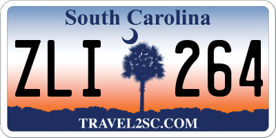 SC license plate ZLI264