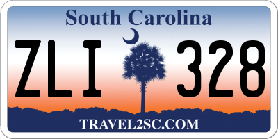 SC license plate ZLI328