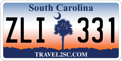 SC license plate ZLI331