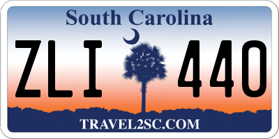 SC license plate ZLI440