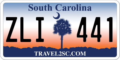 SC license plate ZLI441