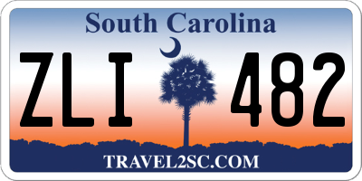 SC license plate ZLI482