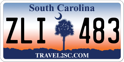 SC license plate ZLI483