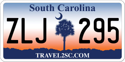 SC license plate ZLJ295