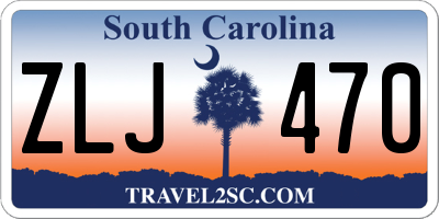 SC license plate ZLJ470